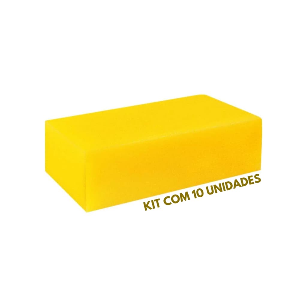 10 Unidades Bloco de Espuma Limpeza Obra Multiuso Acabamento para Pedreiro