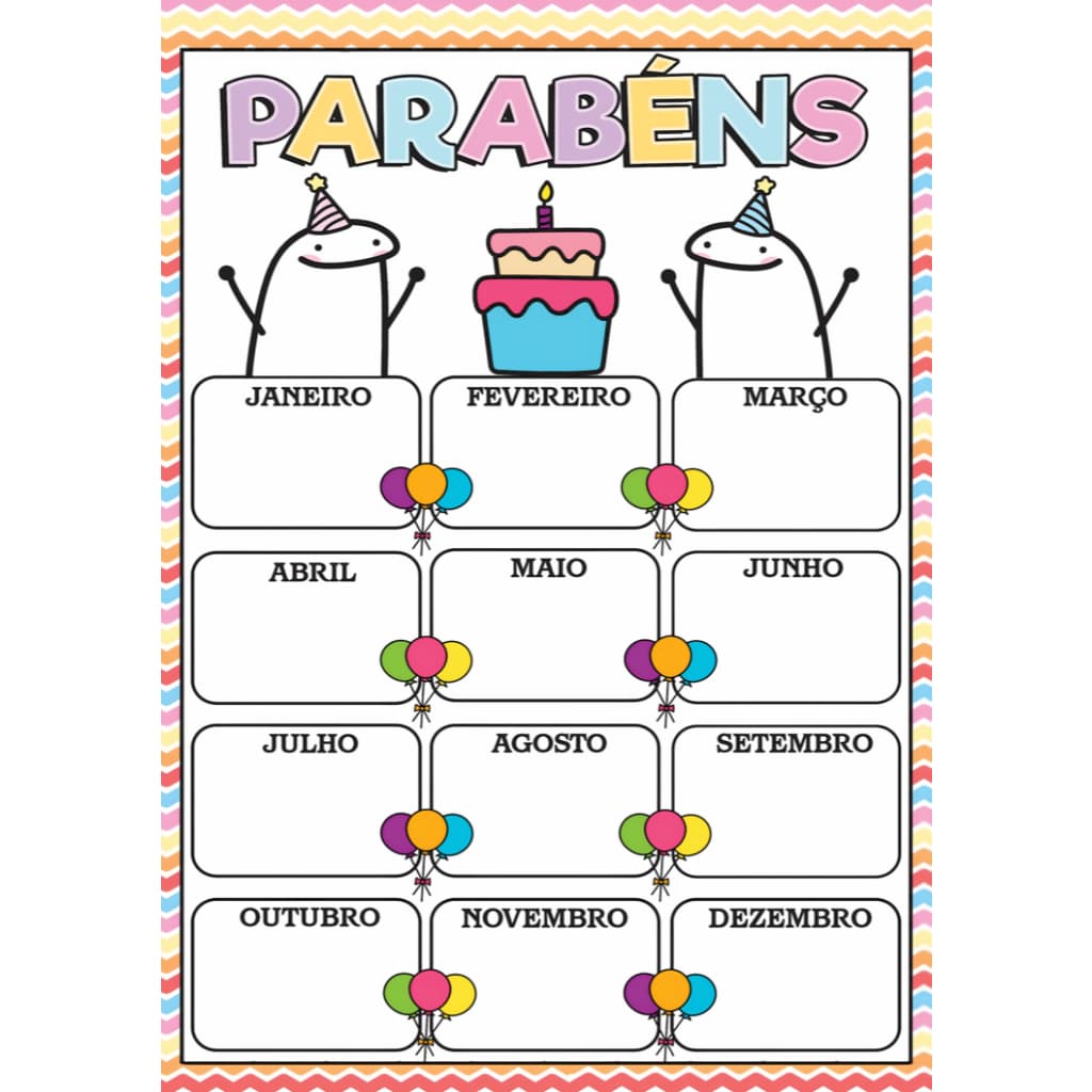 BANNER ARTE PRONTA - ANIVERSARIANTE DO MÊS/PARABÉNS