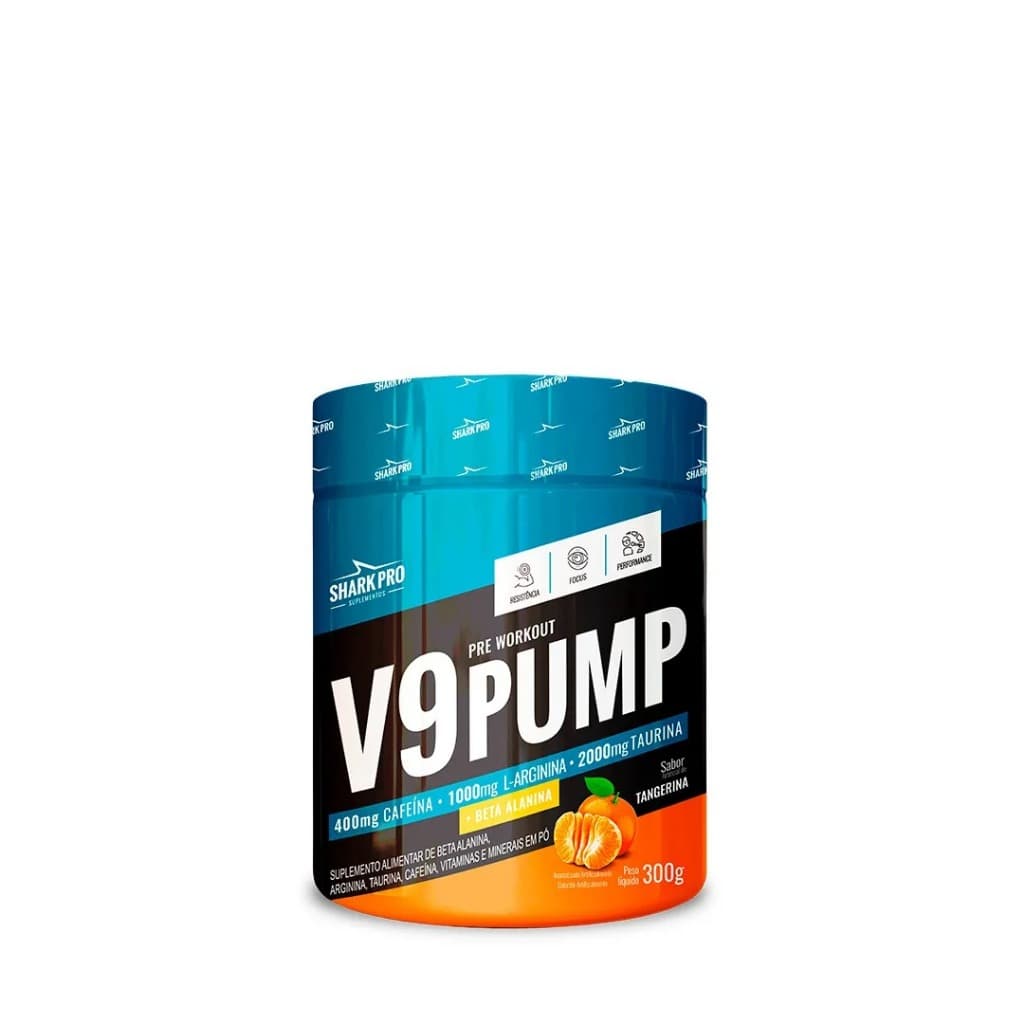 Pré Treino V9 Pump 300g - Shark Pro