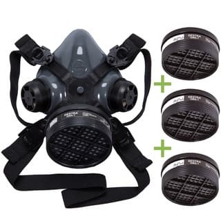 KIT Respirador 1/4 Facial Mig11 S/F + 3 pcs Filtros Vo Destra