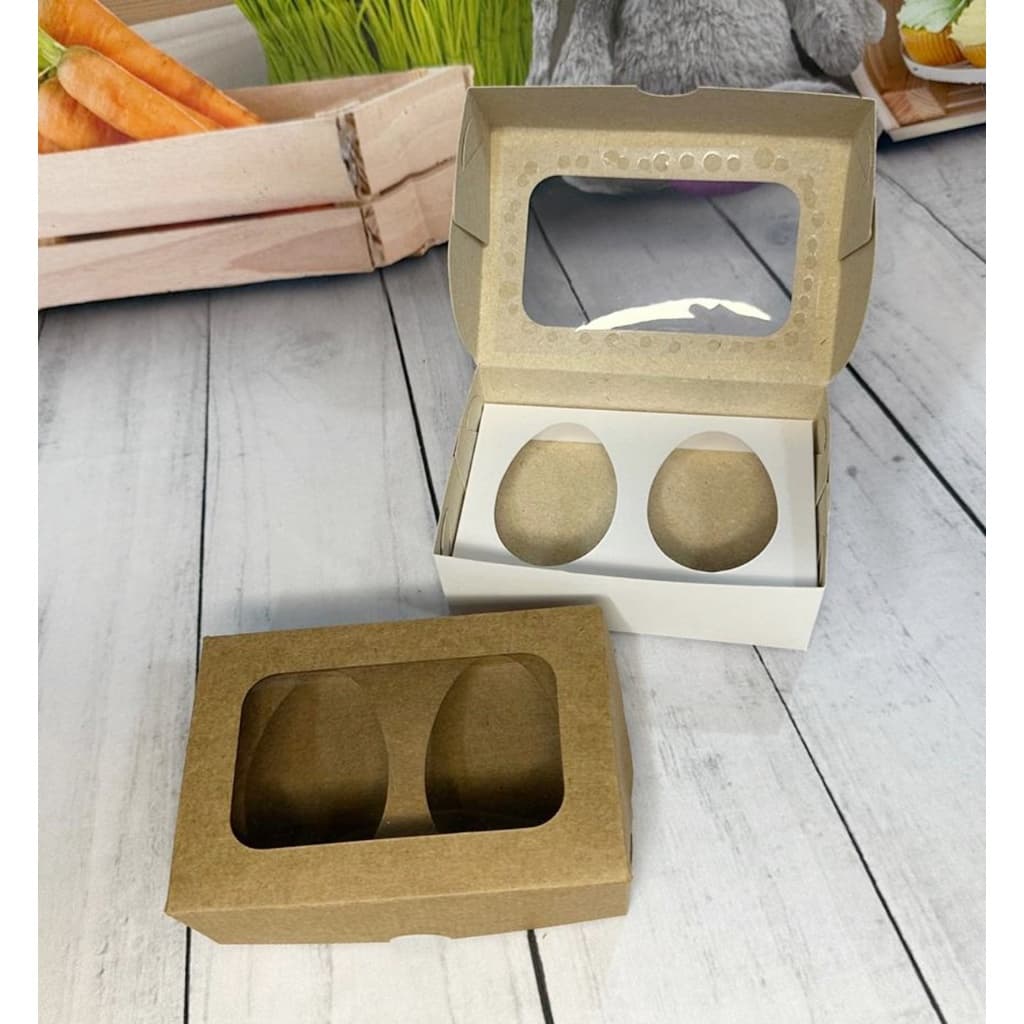 Kit Caixas Embalagem Páscoa Caixa Degustação p 2 casca ovo 50g Páscoa