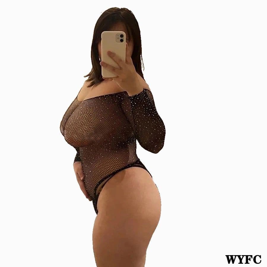 Body Feminino Transparente Pedraria Bory  Arrastão Strass Bore De Manga Ciganinha Com Brilho Gringo Bare Da Moda 8998