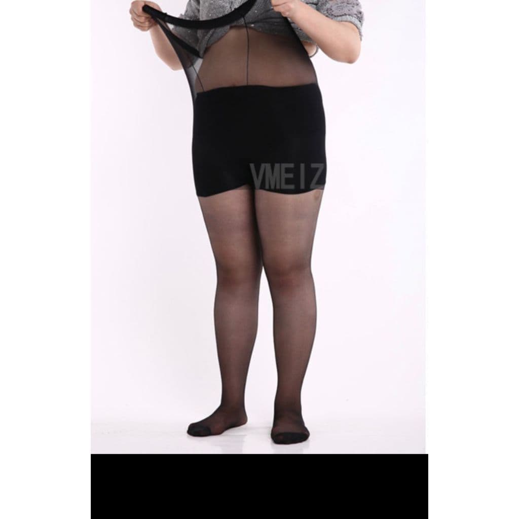 Meia fina fio 15 fio 20 fio 40  macia leve transparência confortável feminina preta cores  panty hose CAM