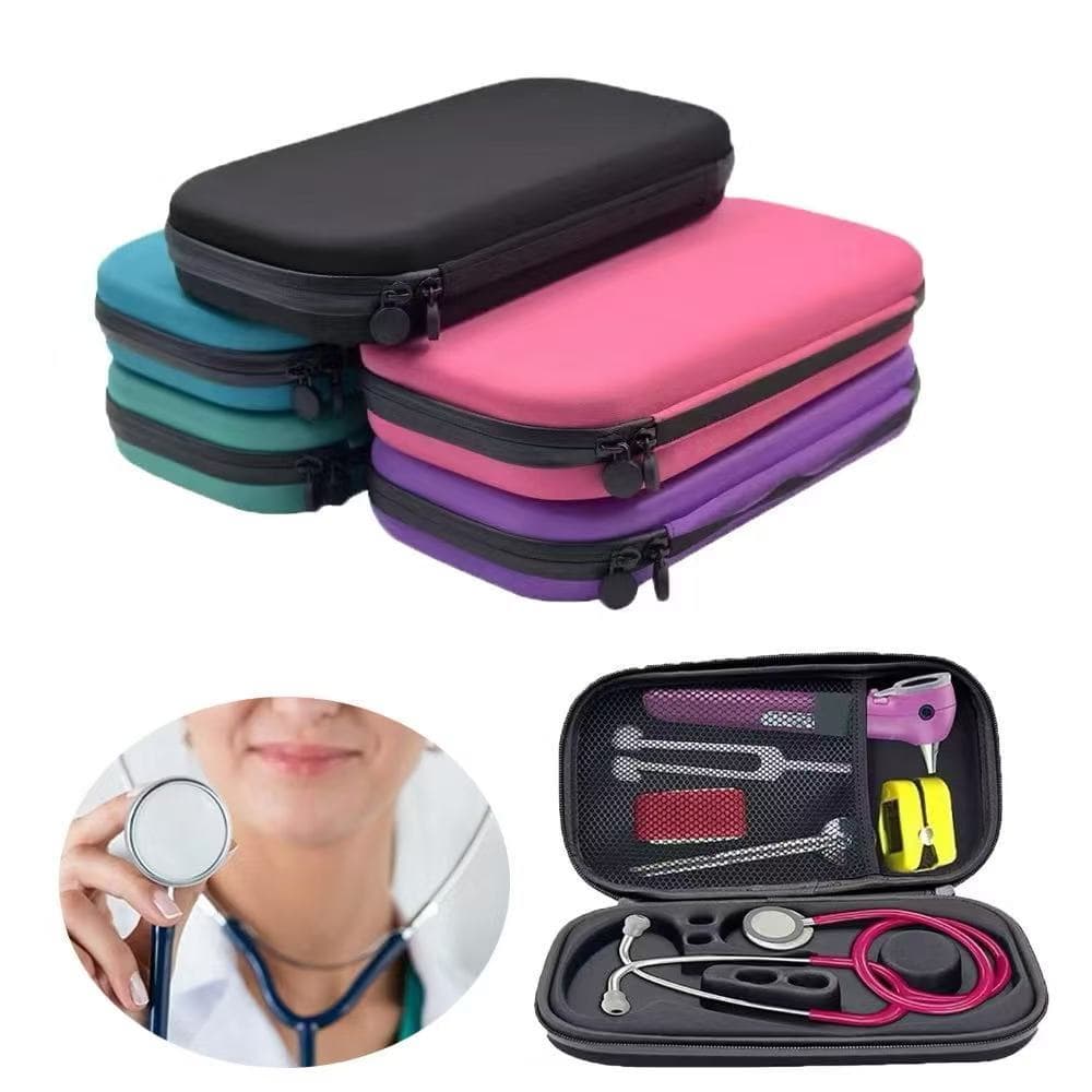 Estojo Case Protetor P/ Estetoscópio Medico Portátil Universal C/Zíper