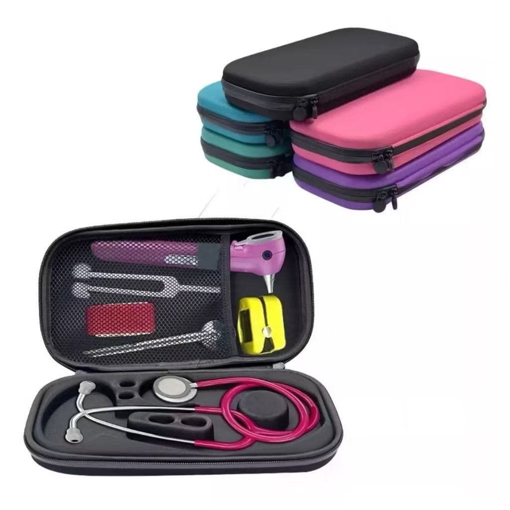 Estojo Case Protetor Bolsa Estetoscópio Zíper Medico Universal Esteto Littmann proteger estetoscopio