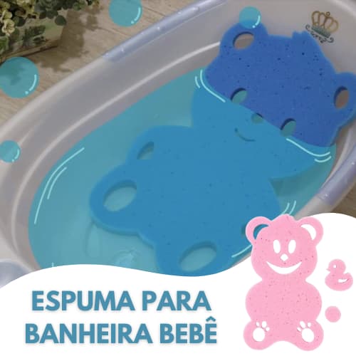 ALMOFADA ESPUMA PARA BANHEIRA DE BEBÊ