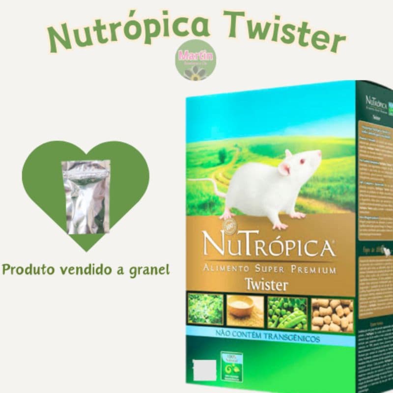 Nutrópica Twister a granel, desgaste dentes hamster, roedores