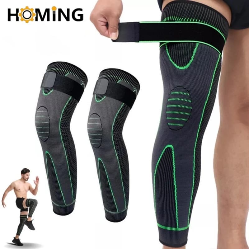 Kit 2 Joelheiras E Tornozeleira De Compressão Tensor Alívio De Dor No Joelho