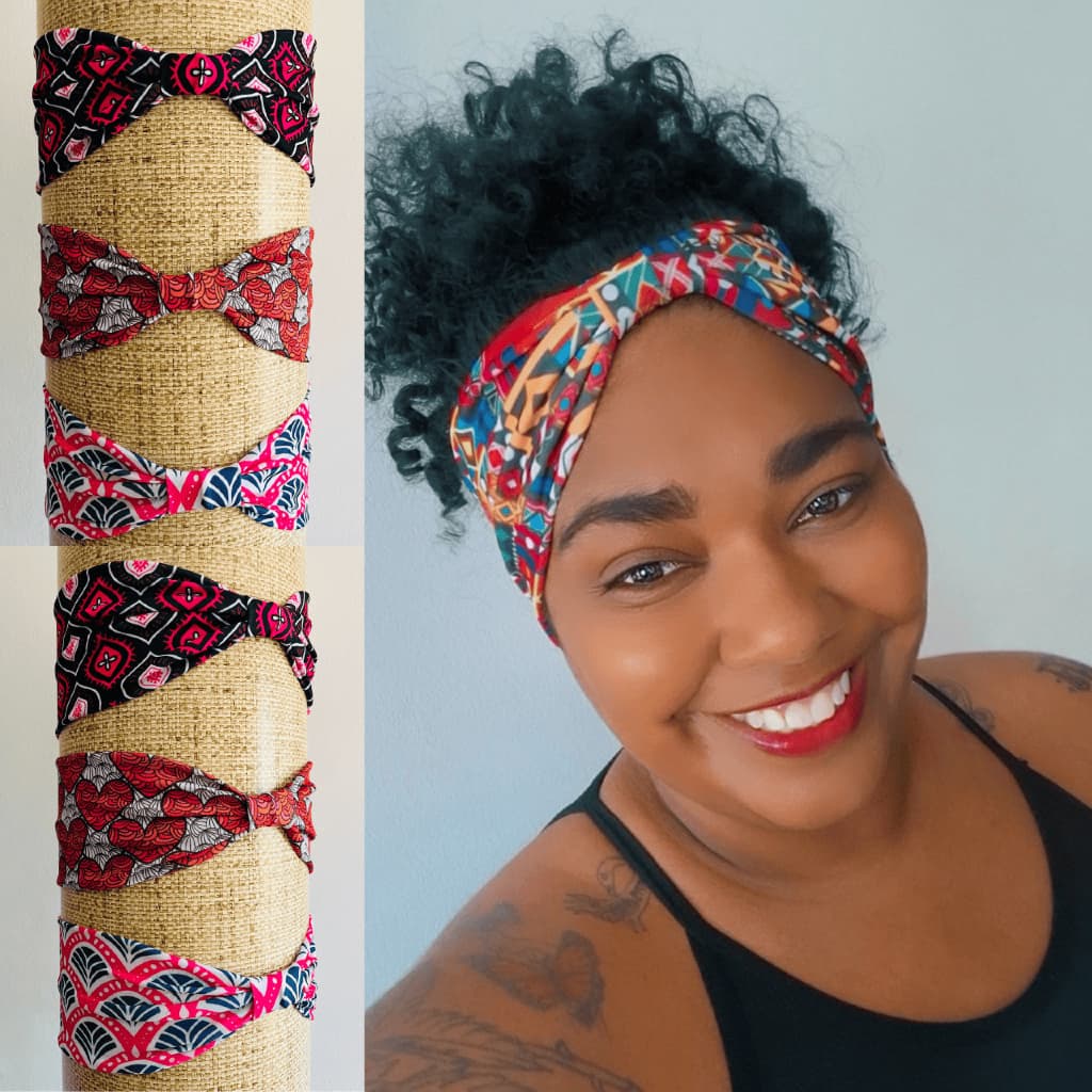 Faixa De Cabelo Tiara Modelo Turbante Turban ( 1 UNIDADE / KIT 3 UNIDADES )