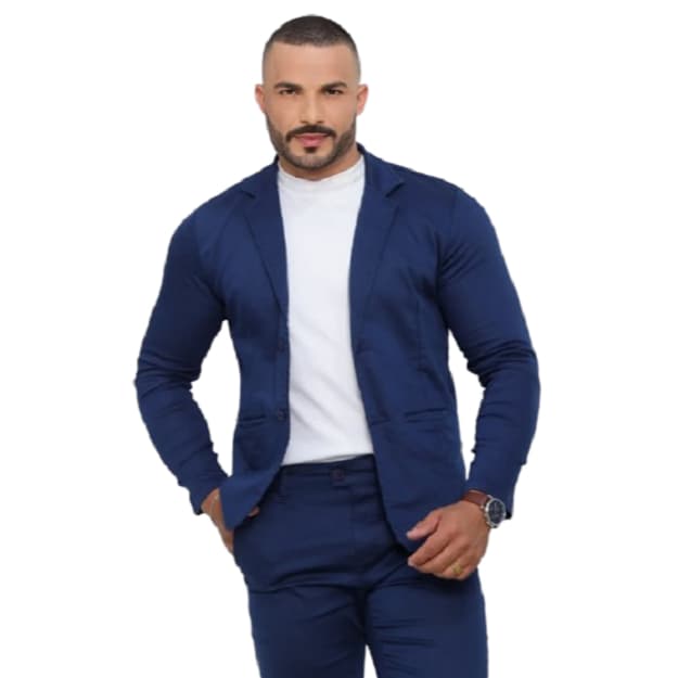Blazer Masculino Slim Elastano