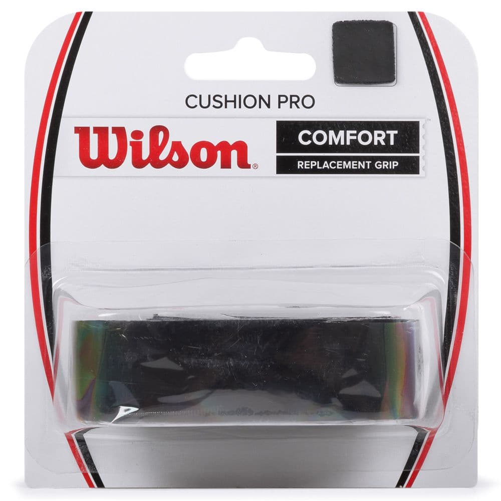 Cushion Grip Wilson Pro Preto - Grip Para Raquetes de Tênis, Beach Tennis, Padel, Pickleball - Unid