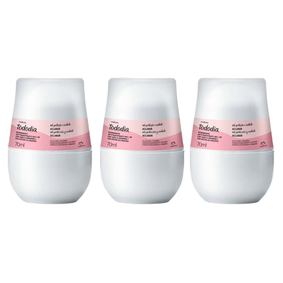 Desodorante Rollon Natura Tododia Aclarar 70ml