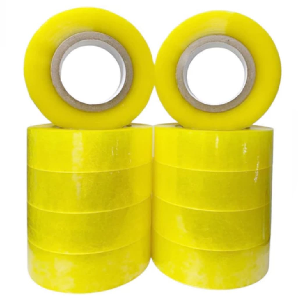 Fita Adesiva Durex Larga 500m Transparente Grande Embalar Caixa Papelão Encomendas Embalagem