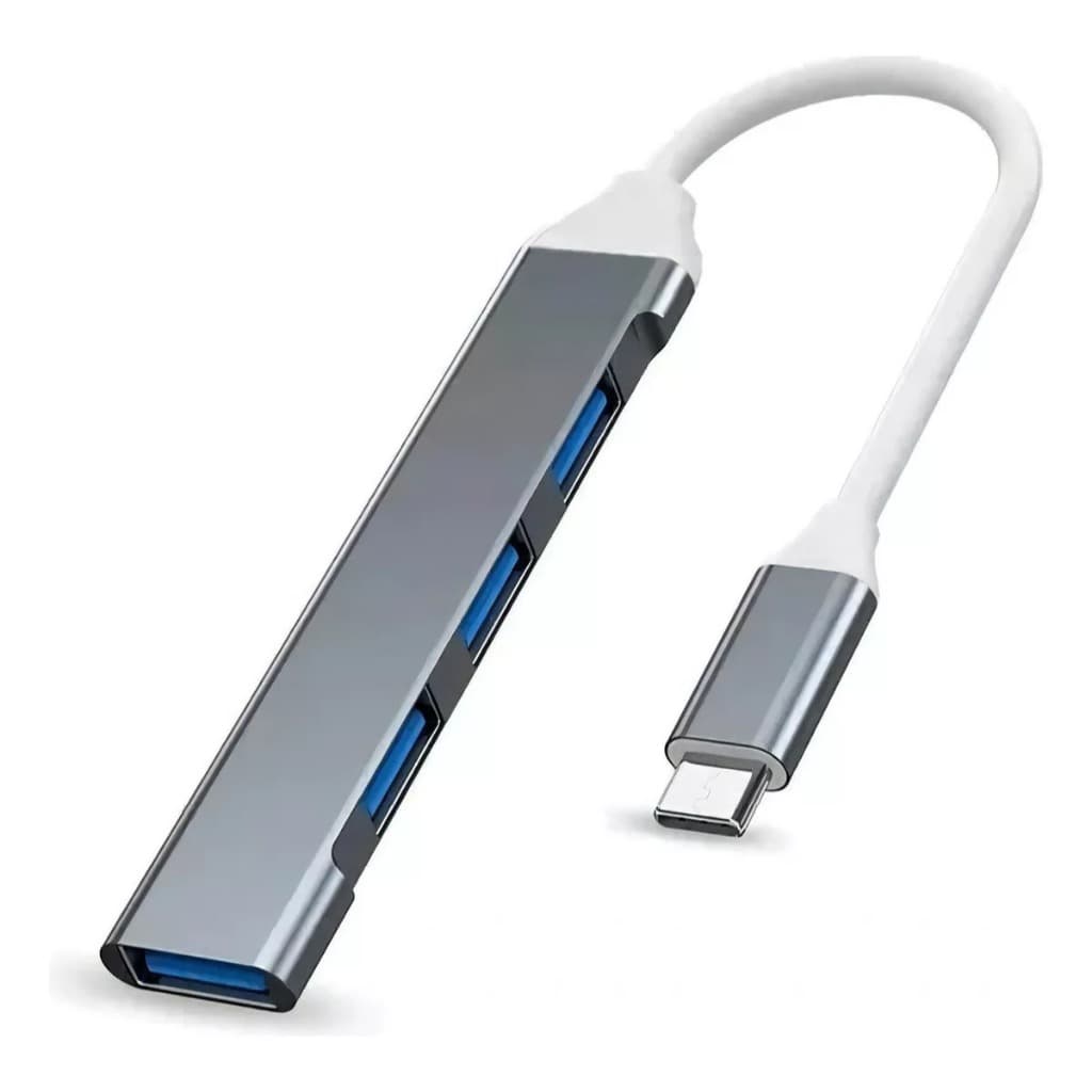 Hub Usb C Geral 4 Portas 3.0 5 Gbps Type-c