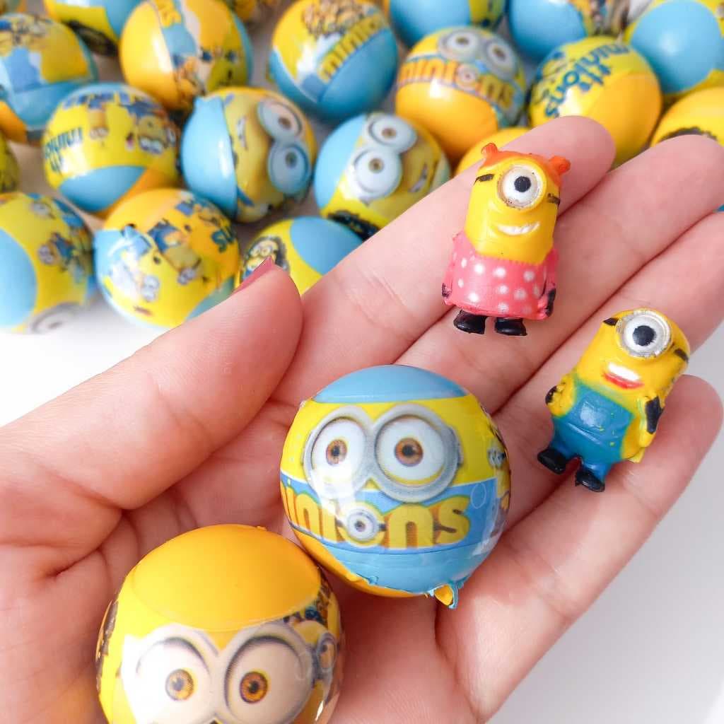 10/20/30/40 Capsulas Minions Surpresas 1 polegada envelopadas - Infantil/Festas/Lembrancinhas