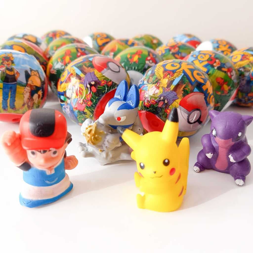 10/20/30/40 Pokebolas Pokemon Capsula Surpresa 2pol Infantil - Envelopada - festas - Infantil