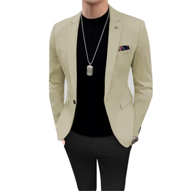Blazer Slim Masculino 02 Botões (Modelagem Premium) + NFE