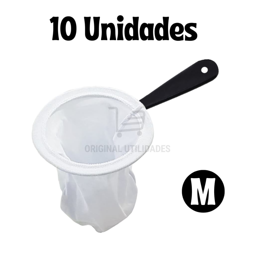 Kit 10 Coador de Café de Pano Tamanho Médio ou 103 Filtro Reutilizável e Sustentável
