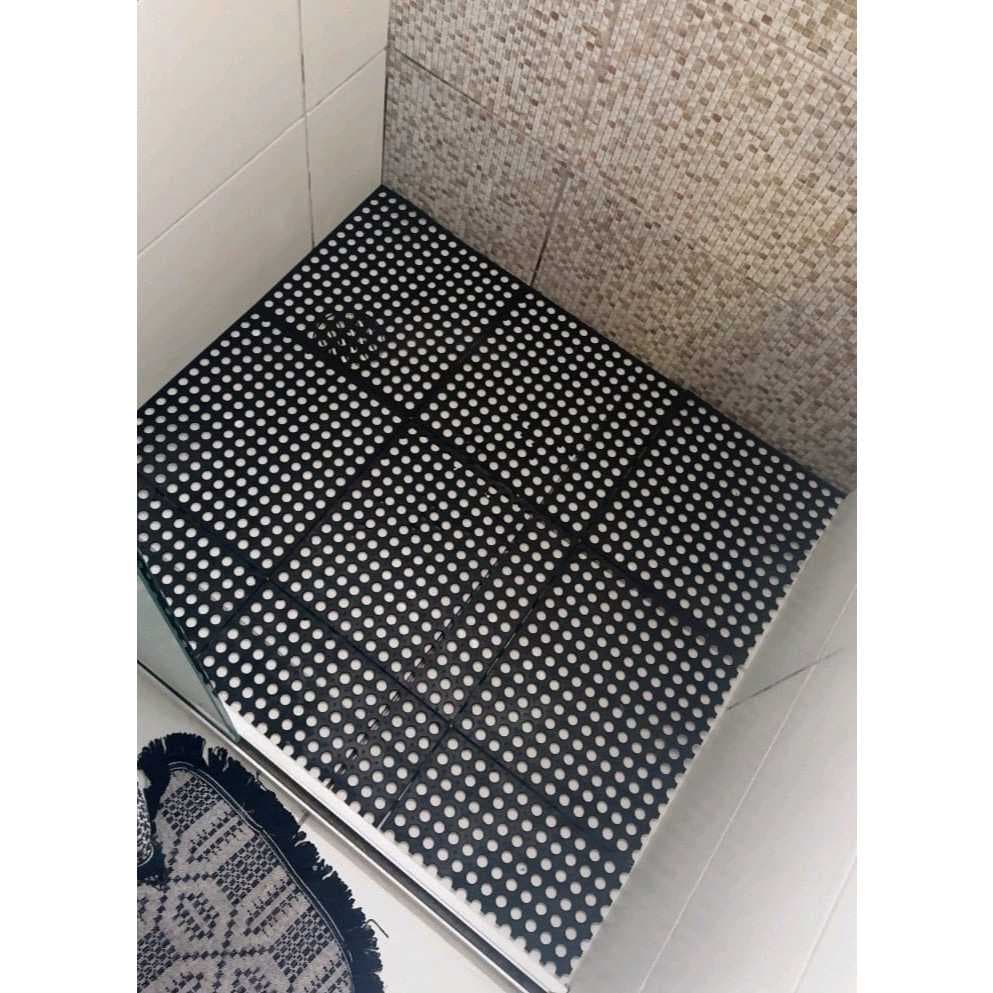 KIT 6UN TAPETE ANTIDERRAPANTE 30X30 FLEXÍVEL BOX BANHEIRO VESTIÁRIO