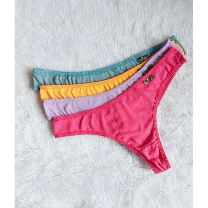 Kit 10 Calcinhas Fio Dental Suede para revenda.