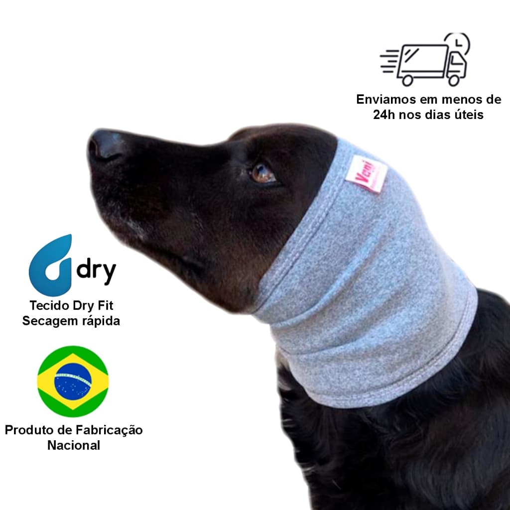 Protetor Pós-Cirúrgico Ouvido Orelha Cabeça Pescoço Auricular Otohematoma Para Cachorro