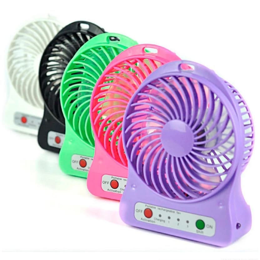 Mini Ventilador  Pequeno Portatil A Pilha Portátil