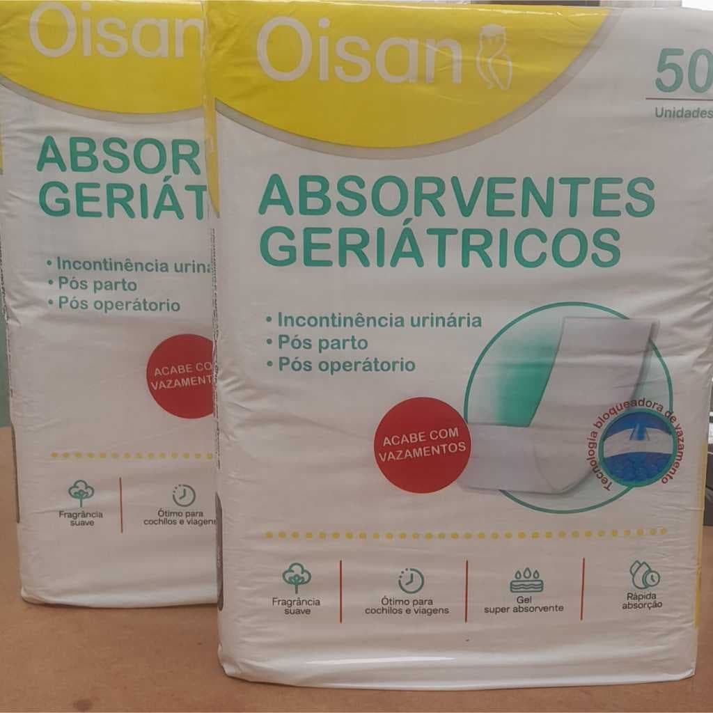 Absorvente Geriátrico 100unidades Pós Parto Pós Operatório 2 Pacotes Barato