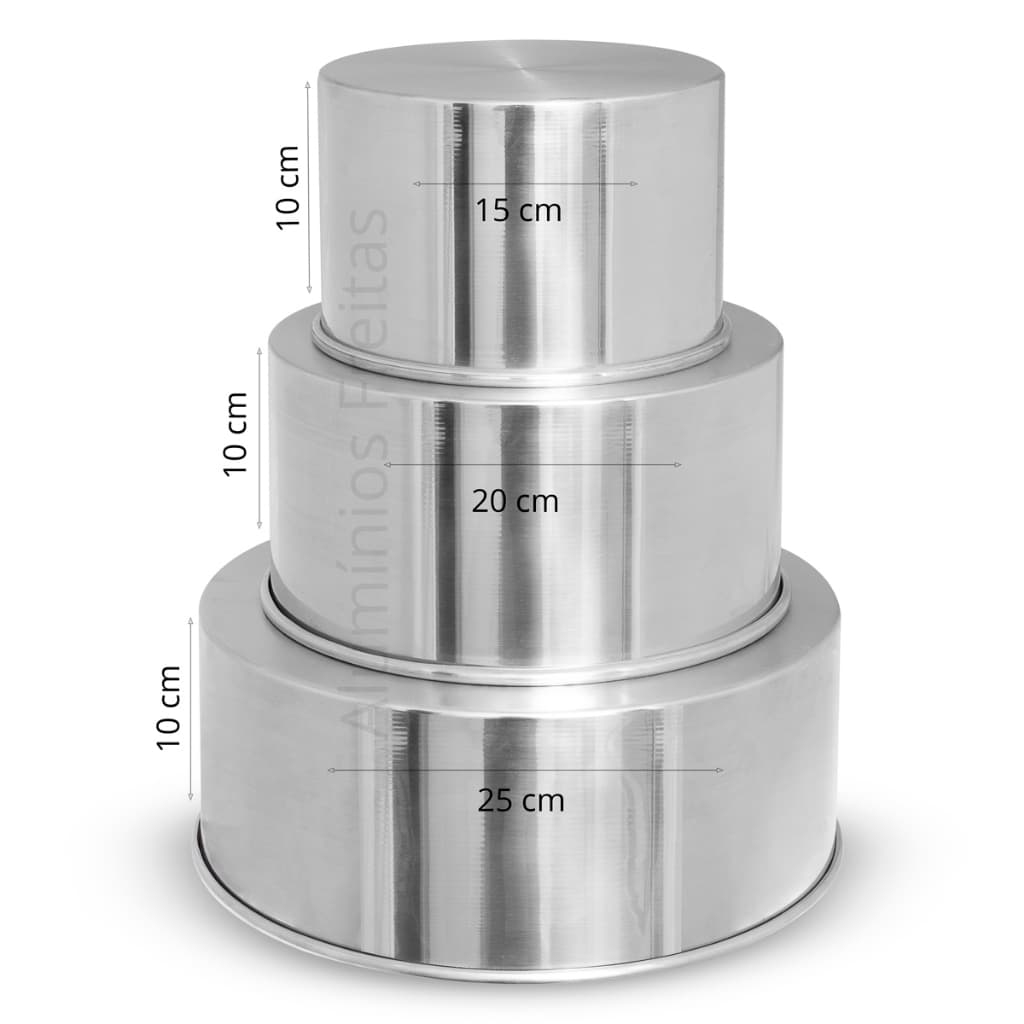 Jogo Forma Assadeira de Bolo Redonda