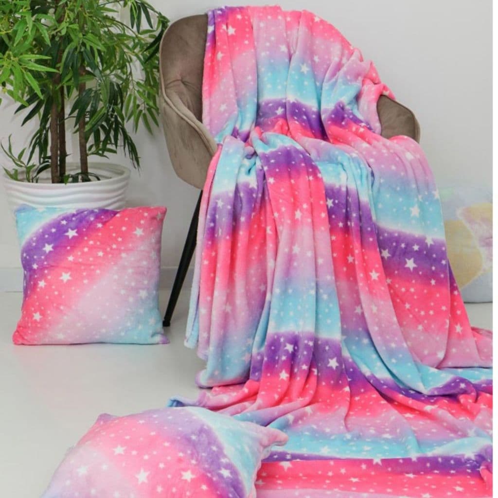 Manta Mágica Brilha No Escuro 1,80x2,00 Mt