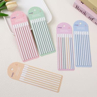 Kit Tirinhas Adesivas Para Anotações 160 Folhas Sticky Note Invisiveis para Grifar Palavras