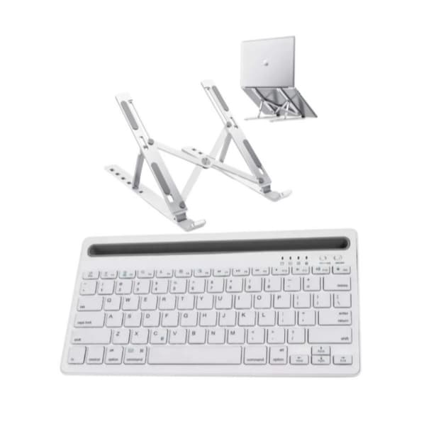 Teclado Recarregável + Suporte ajustável Para Notebook Dell Inspiron