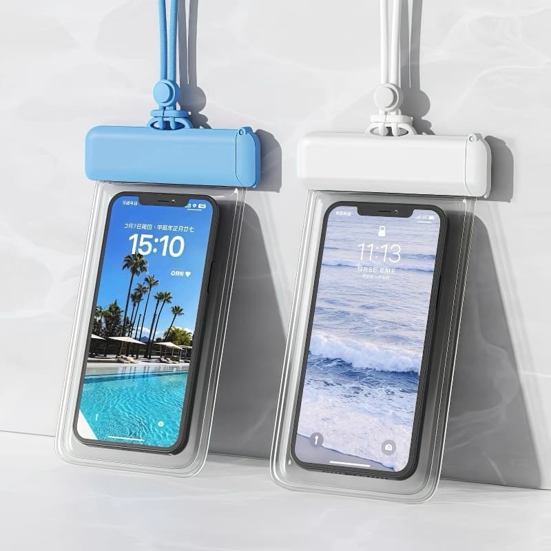 Capa para celular à prova d'água ultra-clara transparente universal adequada para natação, viagens, mergulho, à prova d'