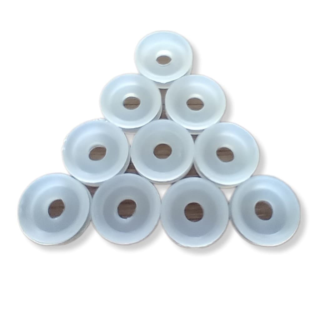 Kit com 10 Borrachas Anel Vedacao para Pino Válvula de segurança Panela Pressao 3L 4L 5L 6L