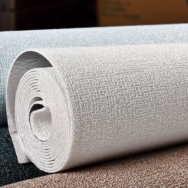 Painel Linho Liso Espuma  Adesivo Grosso Autocolante Decoração Revestimento Acústico