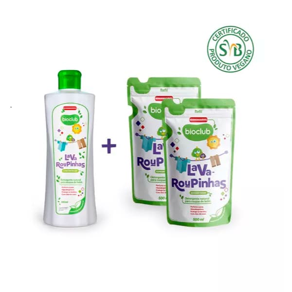 Combo 3  Lava Roupinhas Bioclub