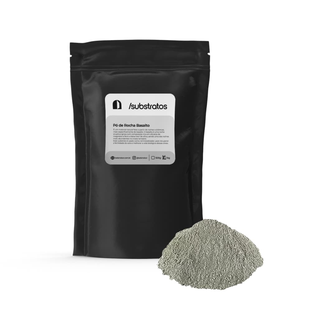Pó de Rocha Basalto - Silicato de Potássio Adubo Orgânico - Solo E Crescimento Forte