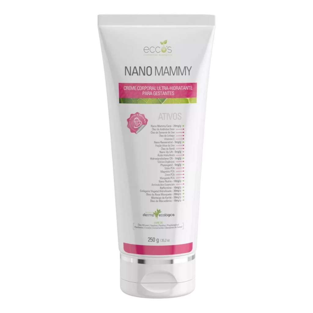 Nano Mammy - Creme Ultra Hidratante P/ Gestantes 250g Eccos