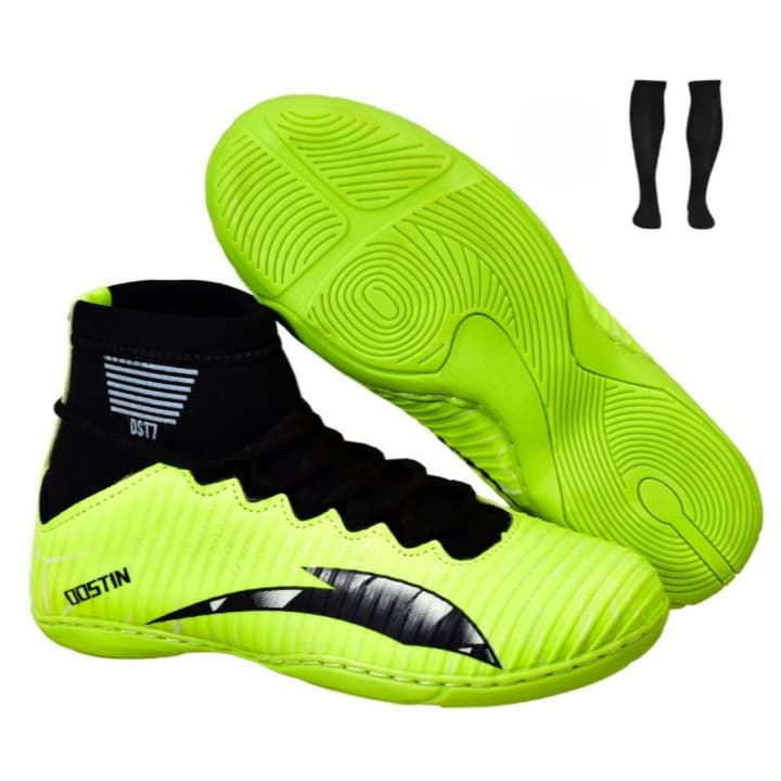 Kit Chuteira Futsal Original + Meião - Solado Costurado - Tamanhos 26 ao 43