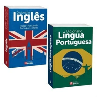 Kit Dicionário Inglês E Português Rideel Ed 40.000 Verbetes