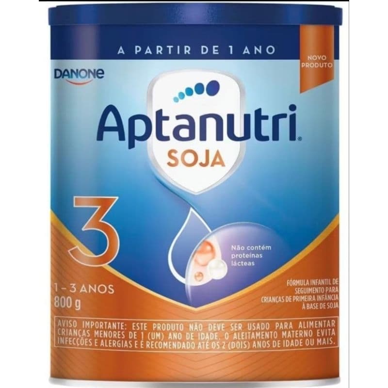 APTANUTRI SOJA (1 A 3 ANOS) FÓRMULA ORIGINAL DANONE 800 GRAMAS! ENVIO IMEDIATO!