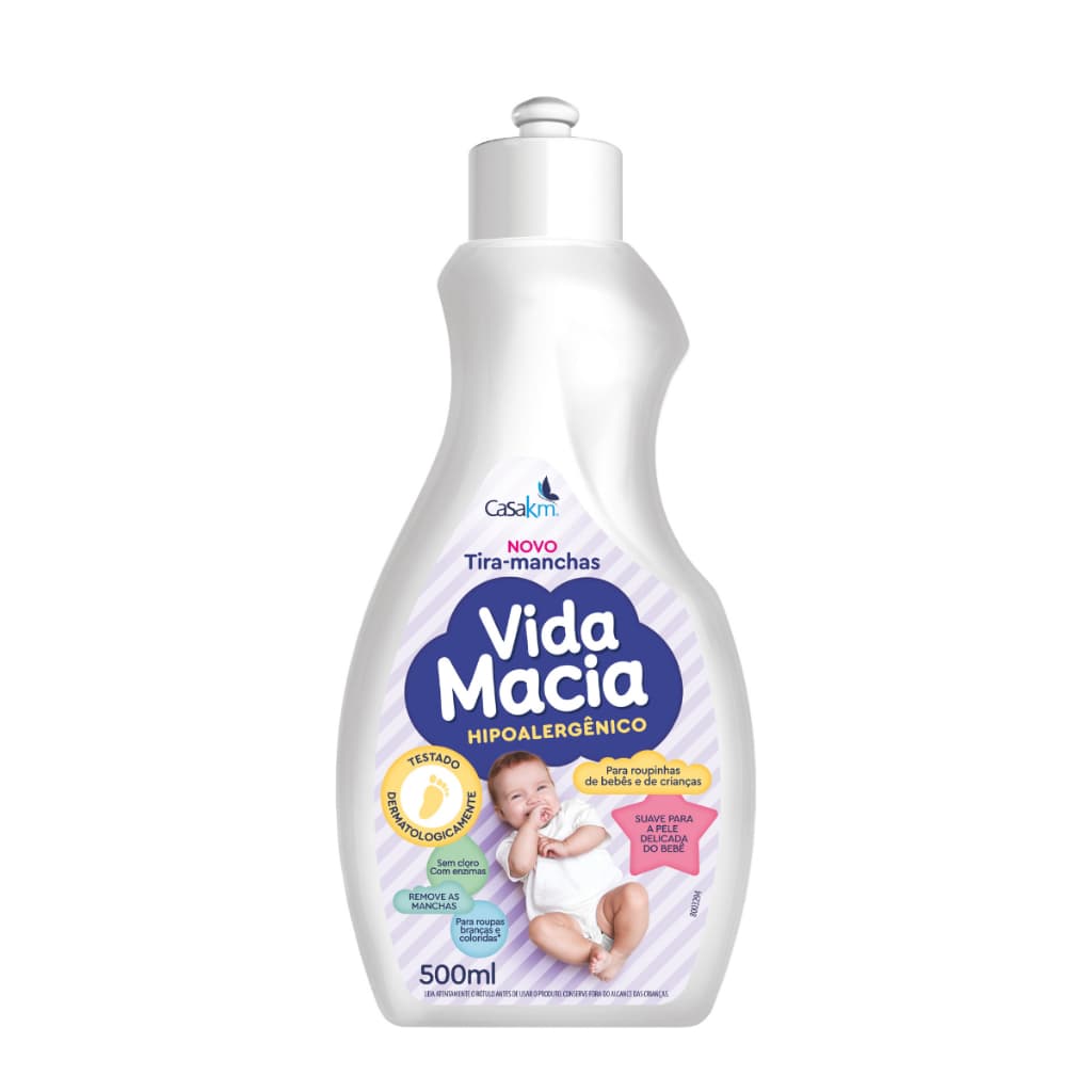 Tira Manchas Vida Macia 500ml (Opcão De Kits)