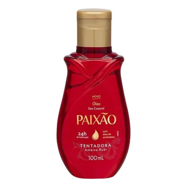 Óleo Corporal de Amêndoas Paixão Tentadora Ameixa Rubi 100ml