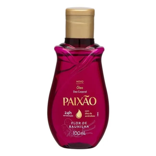 Óleo Corporal de Amêndoas Paixão Flor de Baunilha 100ml