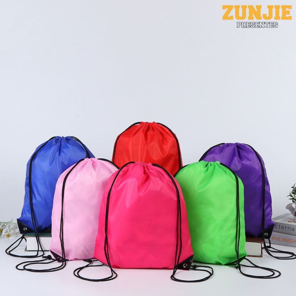 Mochila Saco em Poliéster Academia Futebol Trilha Bolsa Esportiva 334-5