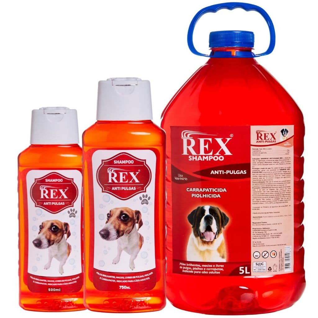 Shampoo Antipulgas Sarna Carrapatos Para Cachorro Cães 6x1