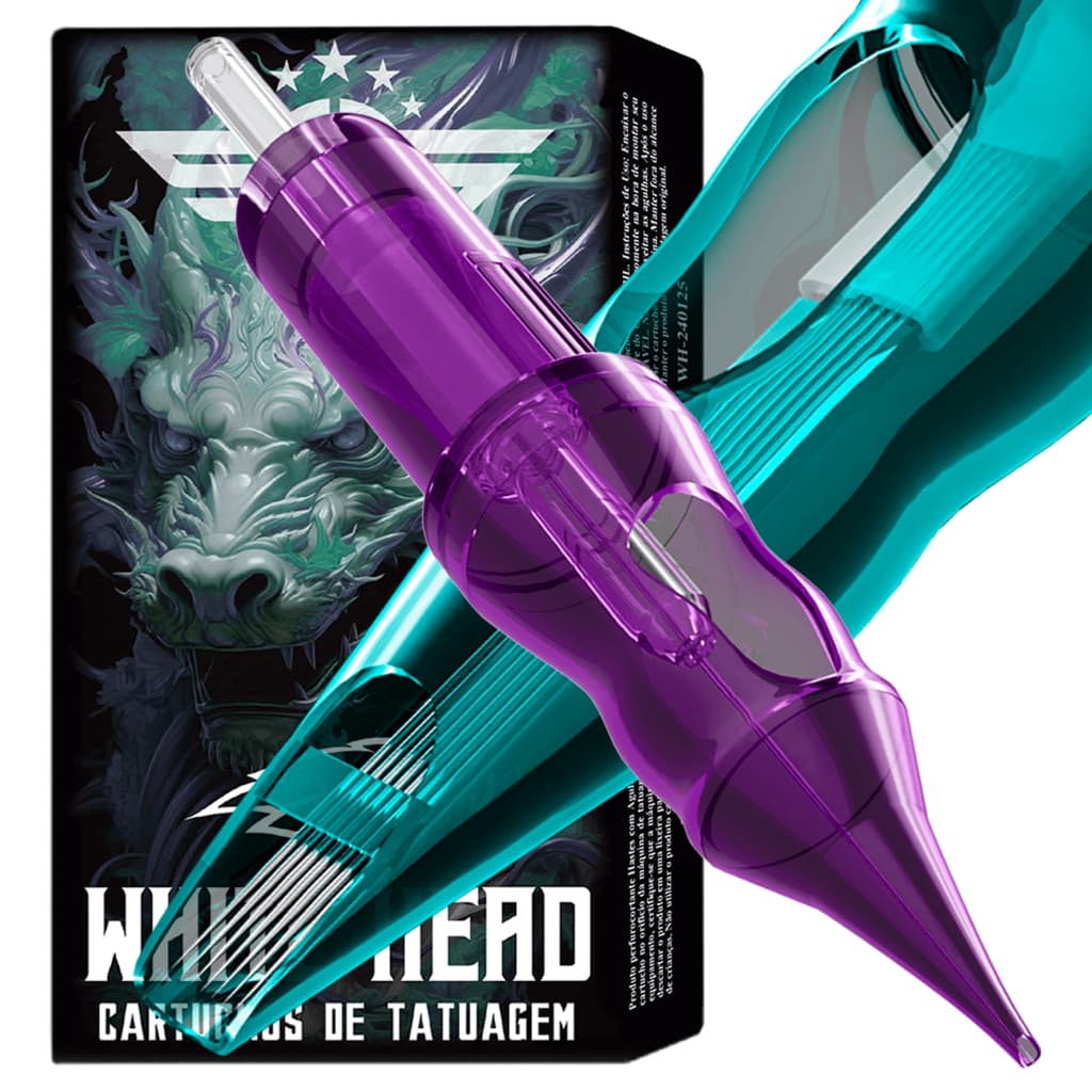 20 Cartucho Universal Tatuagem Traço Pintura 3/5/7/9/11/13/15/23/25/27