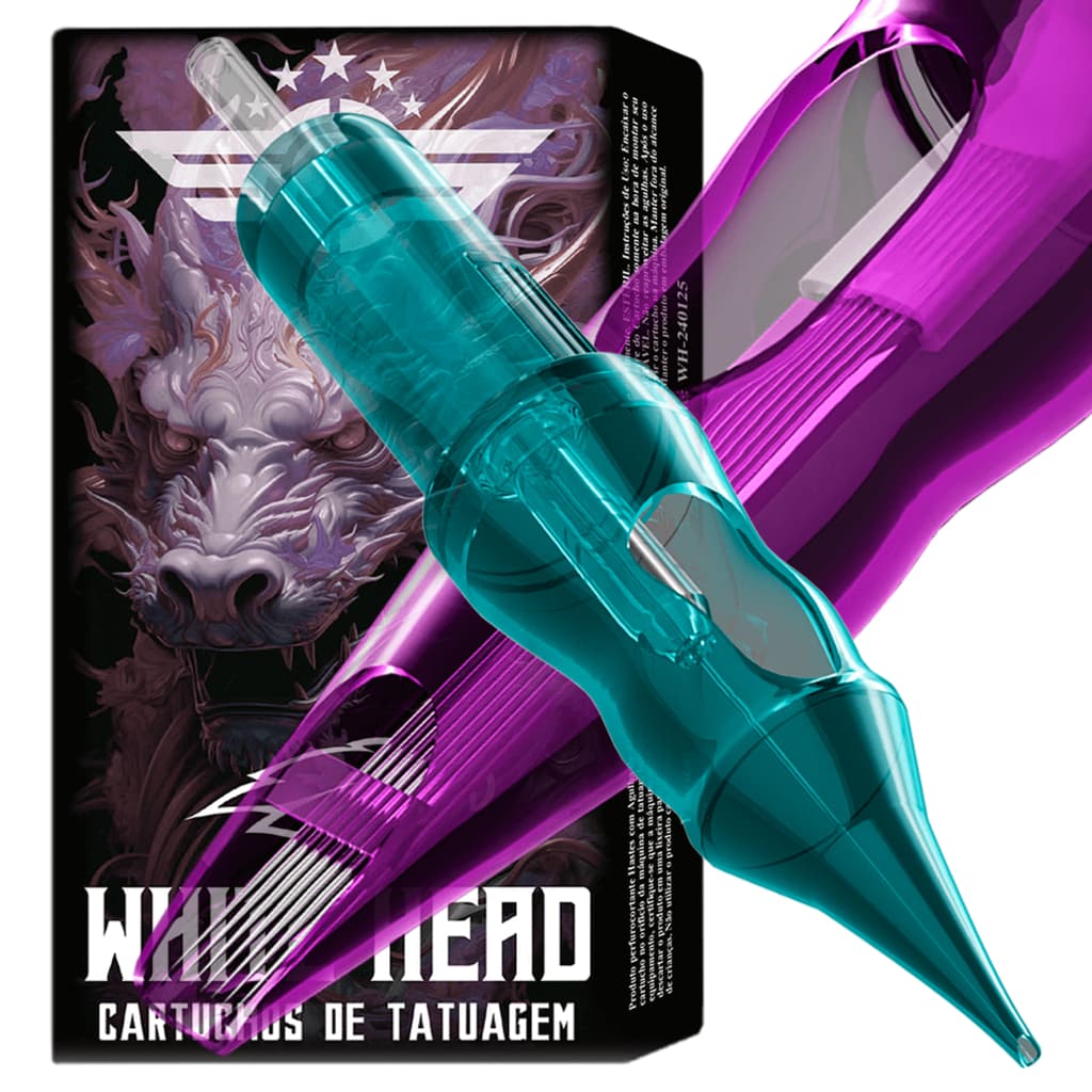 5 Cartucho Universal Tatuagem Traço Pintura 3/5/7/9/11/13/15/23/25/27