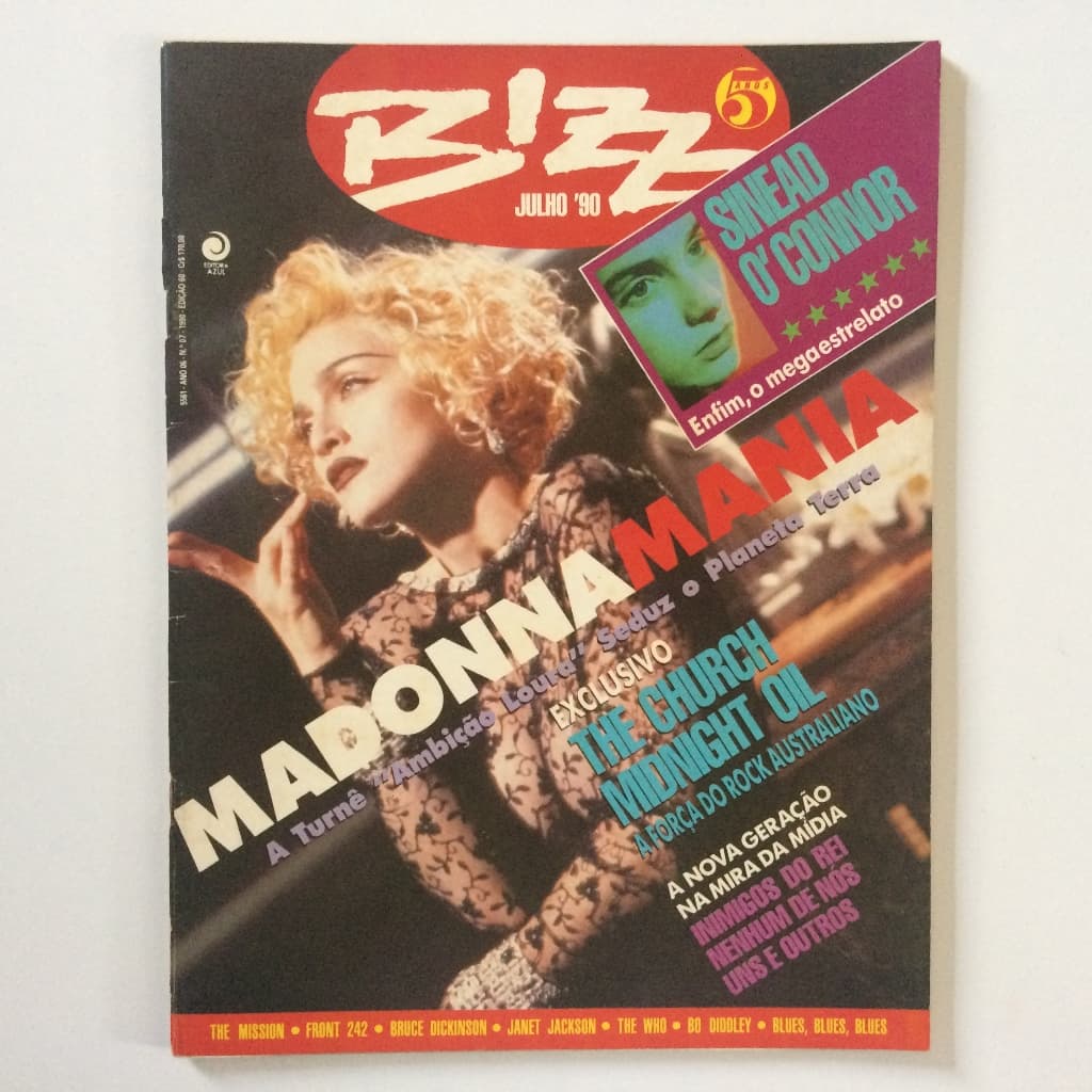 MADONNA BIZZ 90 RARA E PERFEITA COMO NOVO PARA COLECIONADORES