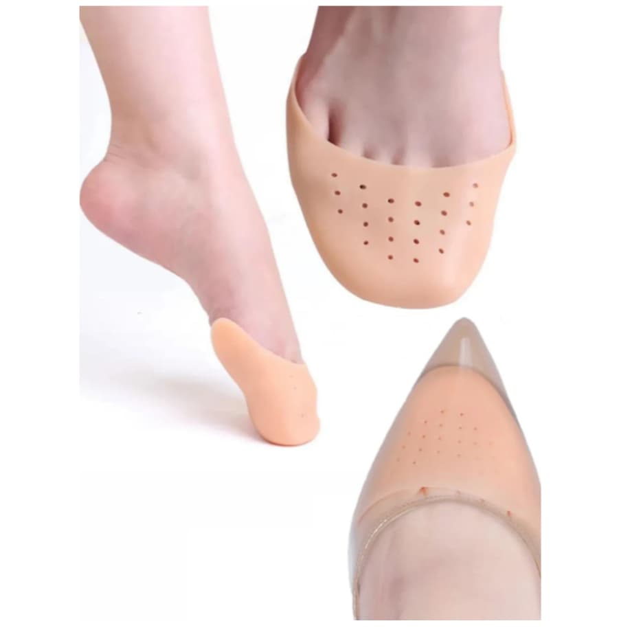 Protetor Dedo Ponteira de Pé Silicone Conforto Ponta do Pé Palmilha