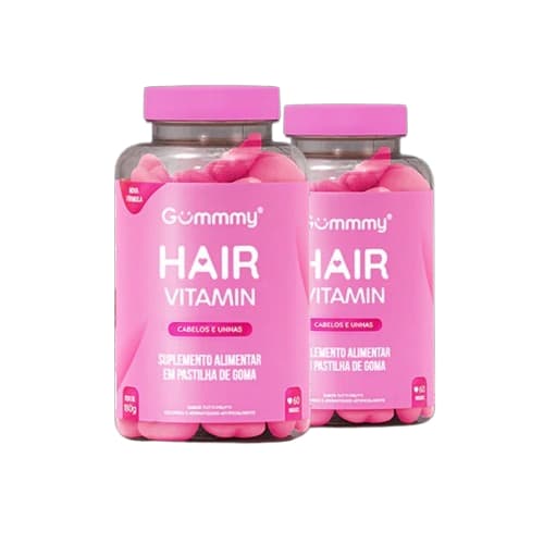 Kit 2 Potes Gummy Hair Vitamin Tutti Frutti